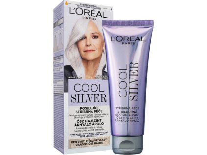 870647 Loreal cool silver barva na vlasy zářivá bílá