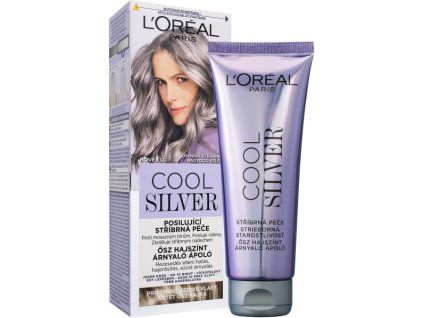 870649 Loreal cool silver barva na vlasy oslnivá stříbrná