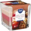 962508-svicka-ve-skle-jablko-a-skorice-tribarevna